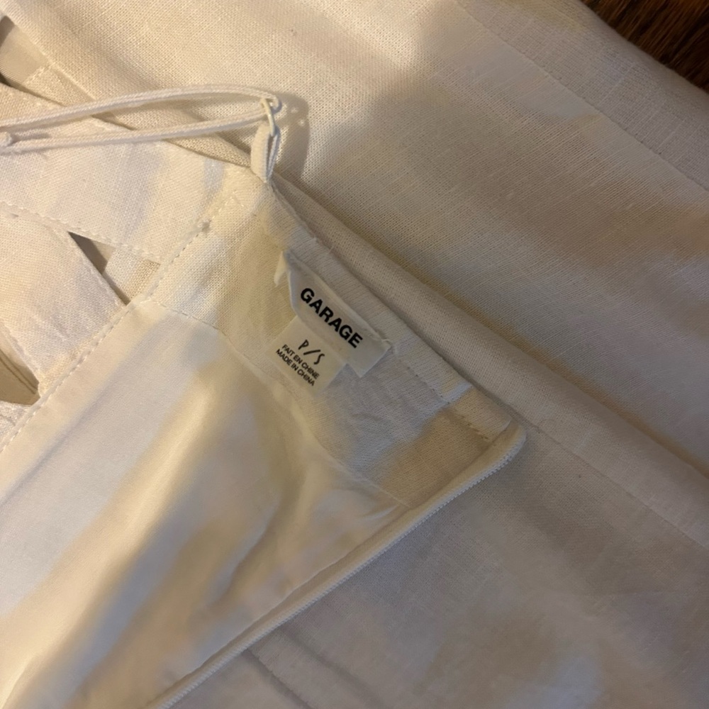 Garage Cream Button-Down Dress - Picture 3 of 3
